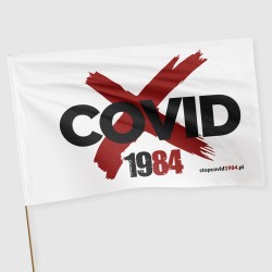 Flaga Stop Covid 1984
